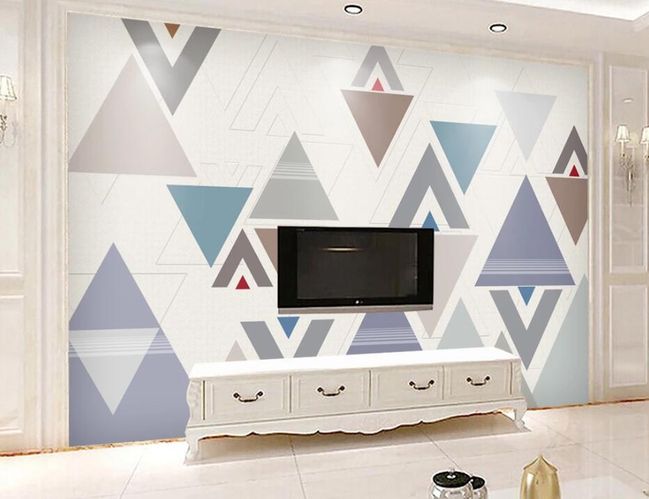 3D Inverted Triangle WC1658 Wall Murals