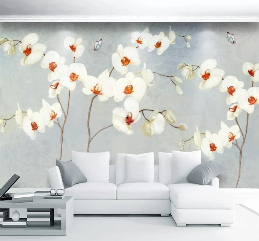3D Colored Flowers WC82 Wall Murals Wallpaper AJ Wallpaper 2 