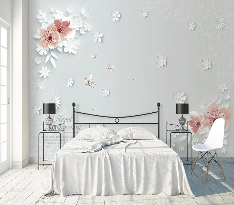 3D Fresh Flower WC23 Wall Murals Wallpaper AJ Wallpaper 2 