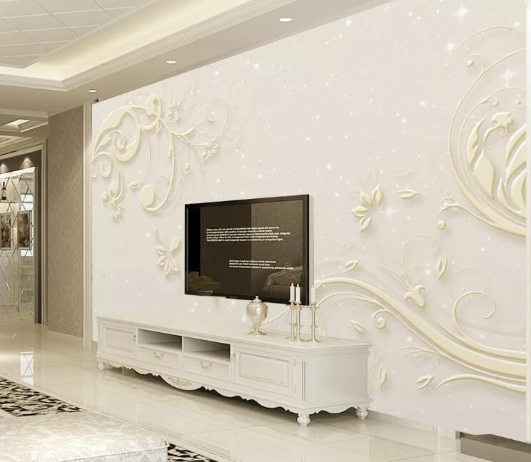 3D Petal Pattern WC1365 Wall Murals
