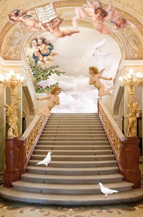 3D Religious Angel WC185 Wall Murals