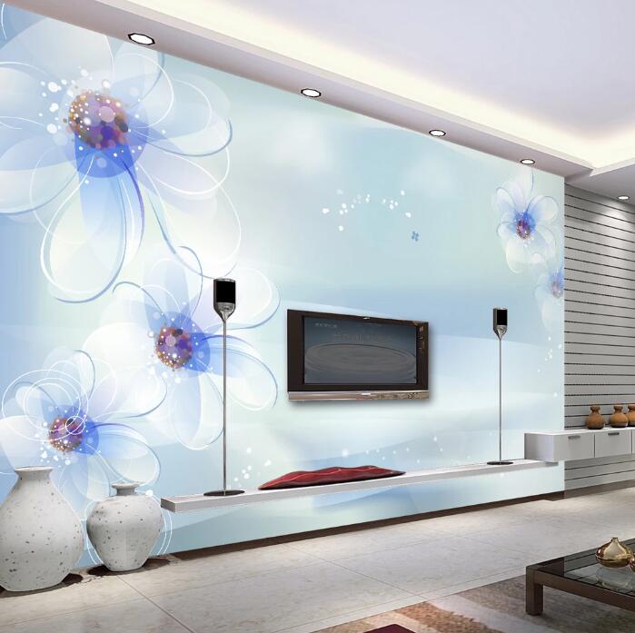 3D Transparent Petals WC02 Wall Murals Wallpaper AJ Wallpaper 2 