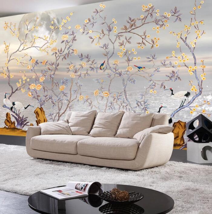 3D Branch Flower WC03 Wall Murals Wallpaper AJ Wallpaper 2 