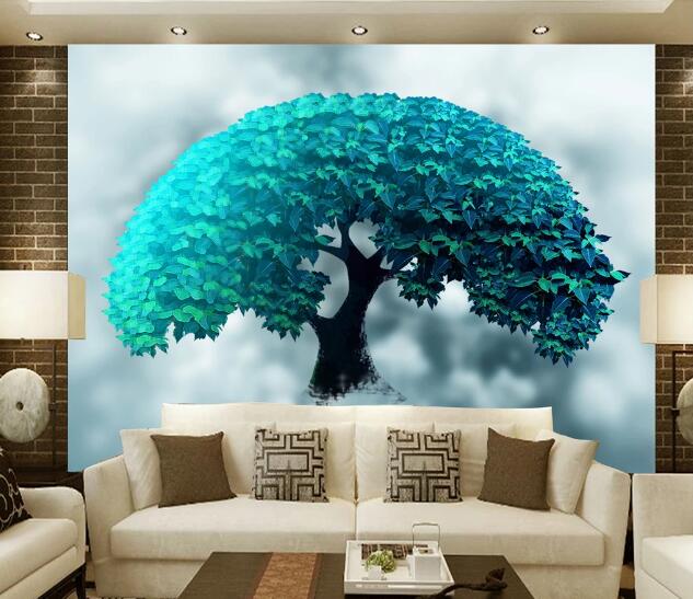 3D Round Tree WC1176 Wall Murals