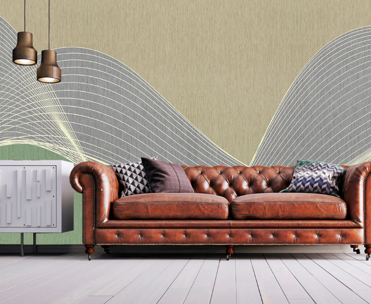 3D White Stripes WC2673 Wall Murals