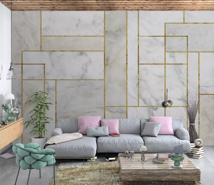 3D White Brick WC2464 Wall Murals