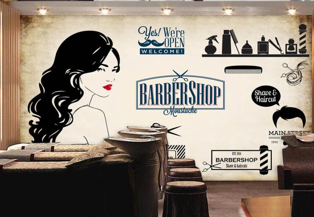 3D Girl On Fire 1559 Wall Murals