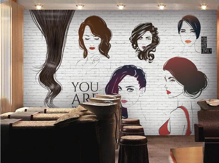 3D Hair Styling 1527 Wall Murals