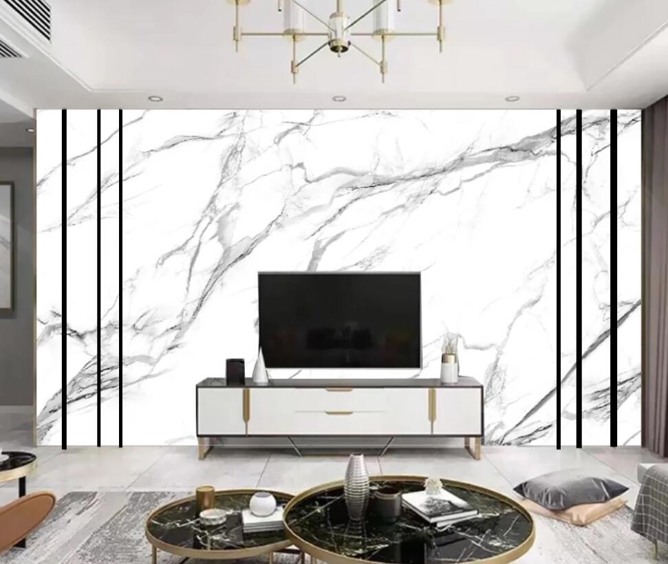 3D Dark Gray Thin Lines Spread 1734 Wall Murals