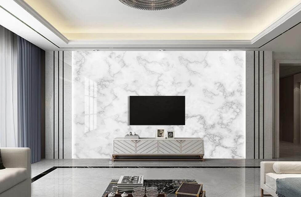 3D Irregular Layers Of Light Gray 1739 Wall Murals