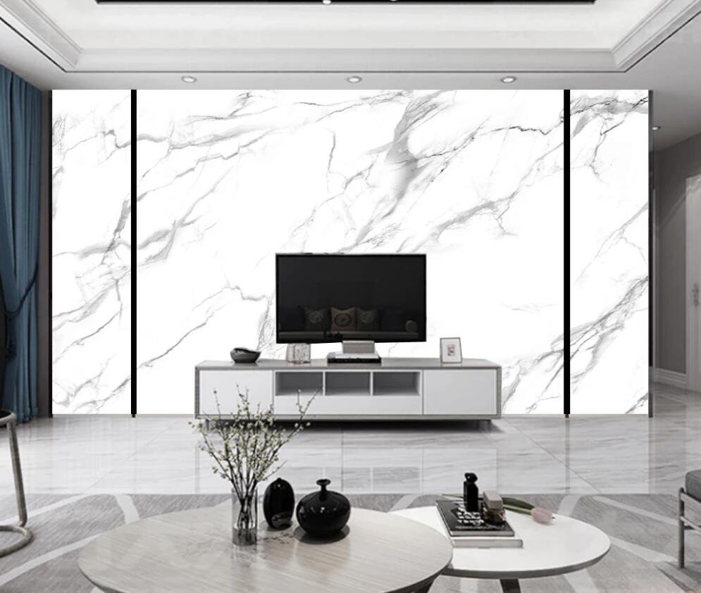 3D Light Gray Thin Lines Spread 1733 Wall Murals
