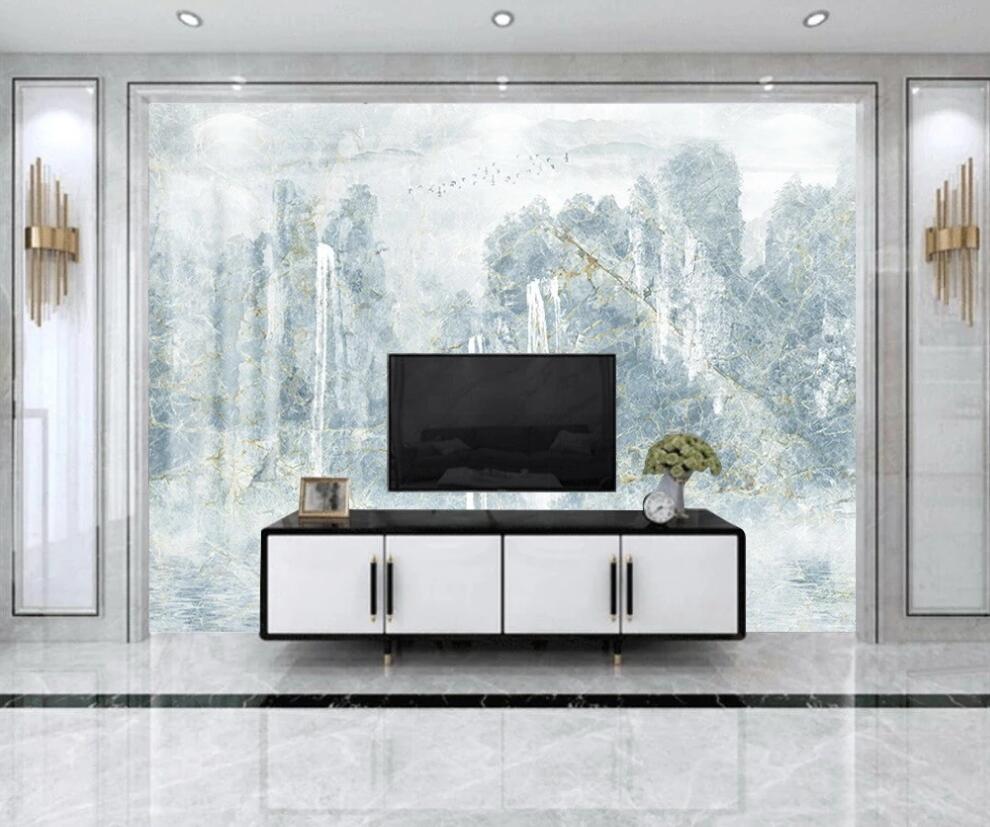 3D Elegant Green 1677 Wall Murals