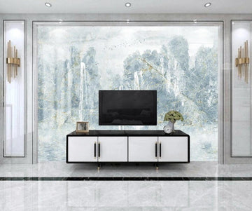 3D Elegant Green 1677 Wall Murals