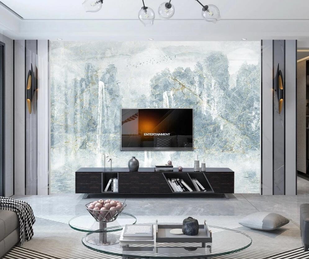 3D Elegant Green 1677 Wall Murals