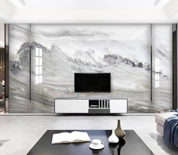 3D Color-framed Hillside 1415 Wall Murals