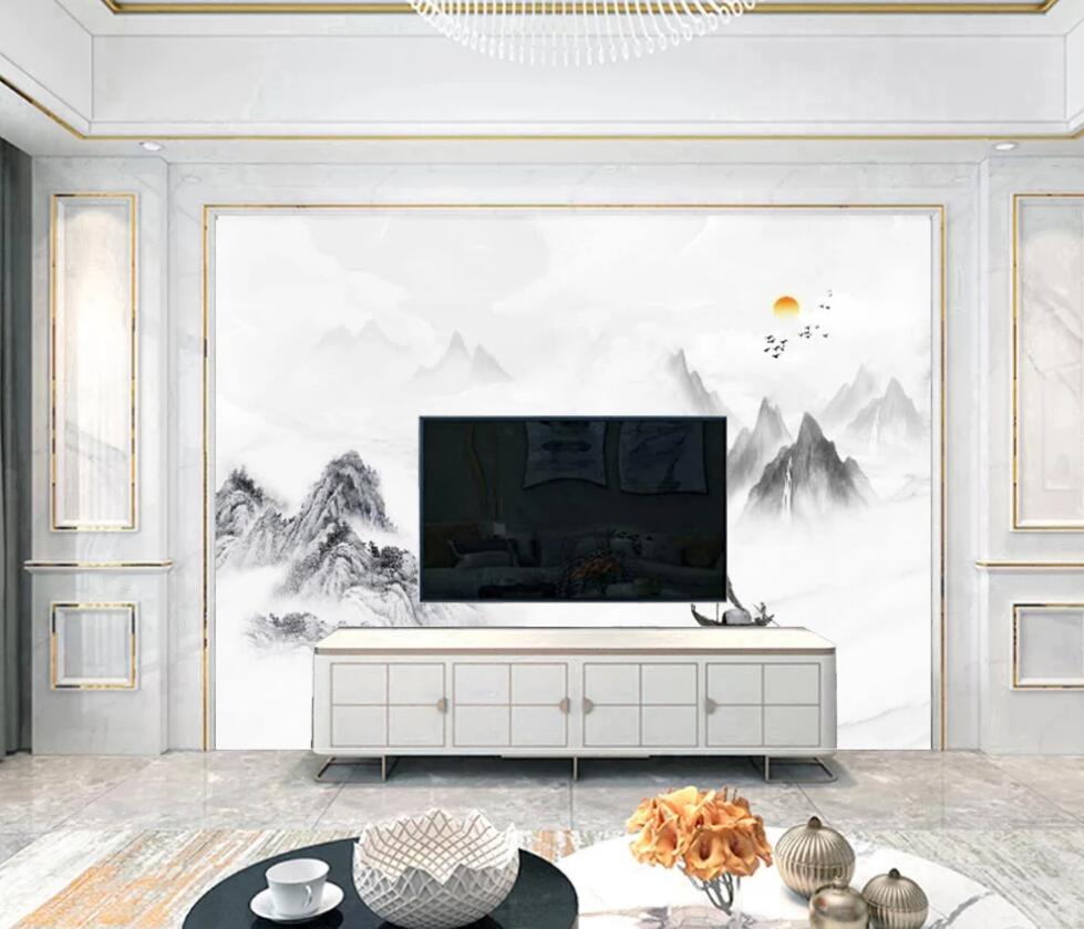 3D Pale Hilltop 1659 Wall Murals