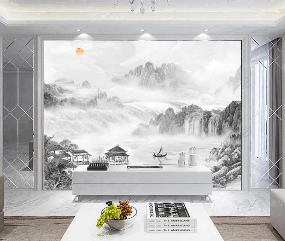 3D Pale Landscape 1657 Wall Murals