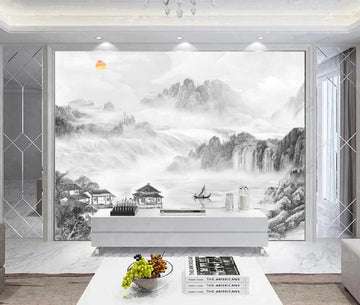 3D Pale Landscape 1657 Wall Murals
