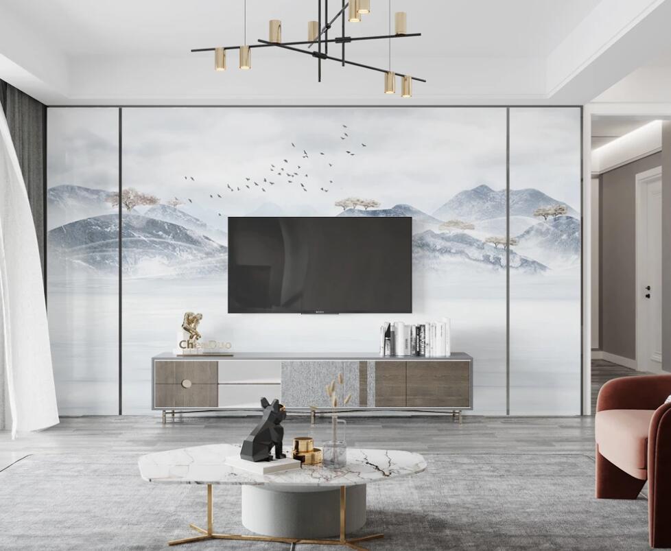 3D The Blue Continuum In The Distance 1670 Wall Murals