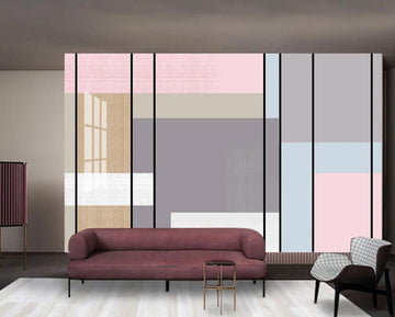 3D Interlacing Of Different Colors 1652 Wall Murals
