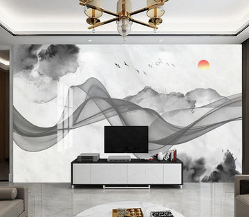 3D Ink Ribbon Smudge 1640 Wall Murals