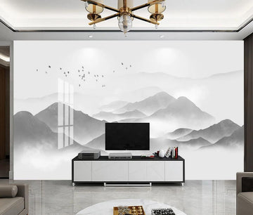 3D High And Low Mountains 1639 Wall Murals