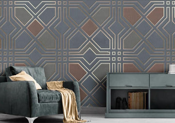 3D Three-color Graphics Interlaced 1204 Wall Murals