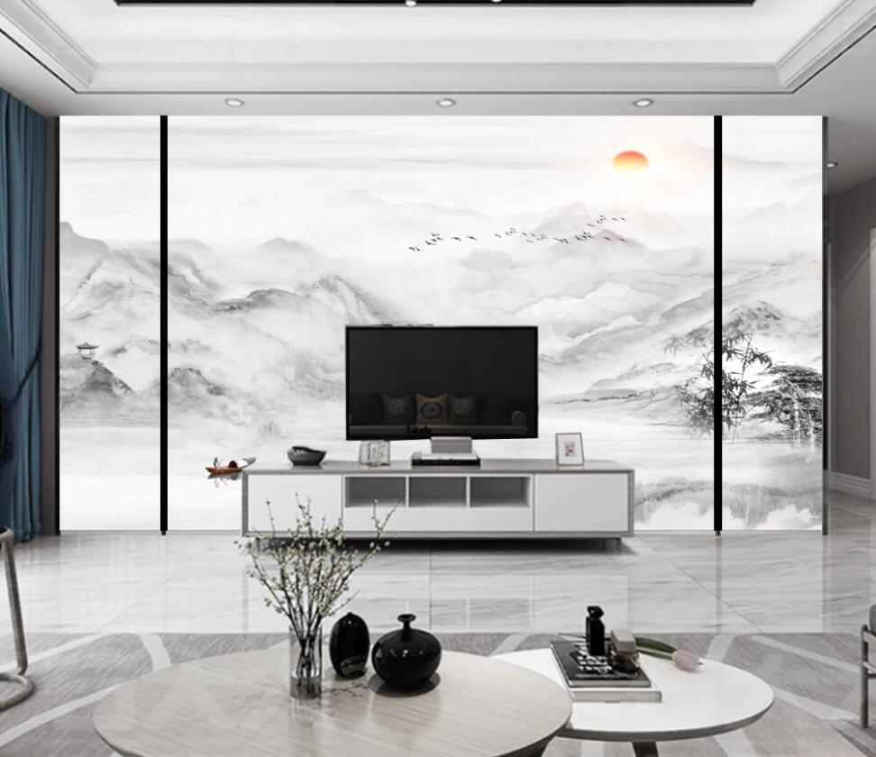3D Light Ink And Hazy Continuous 1594 Wall Murals