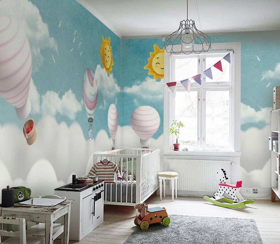 3D Fairy Tale Dream Blue Sky 1621 Wall Murals