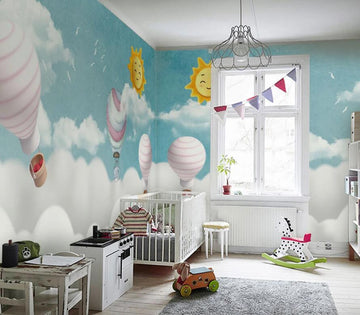 3D Fairy Tale Dream Blue Sky 1621 Wall Murals