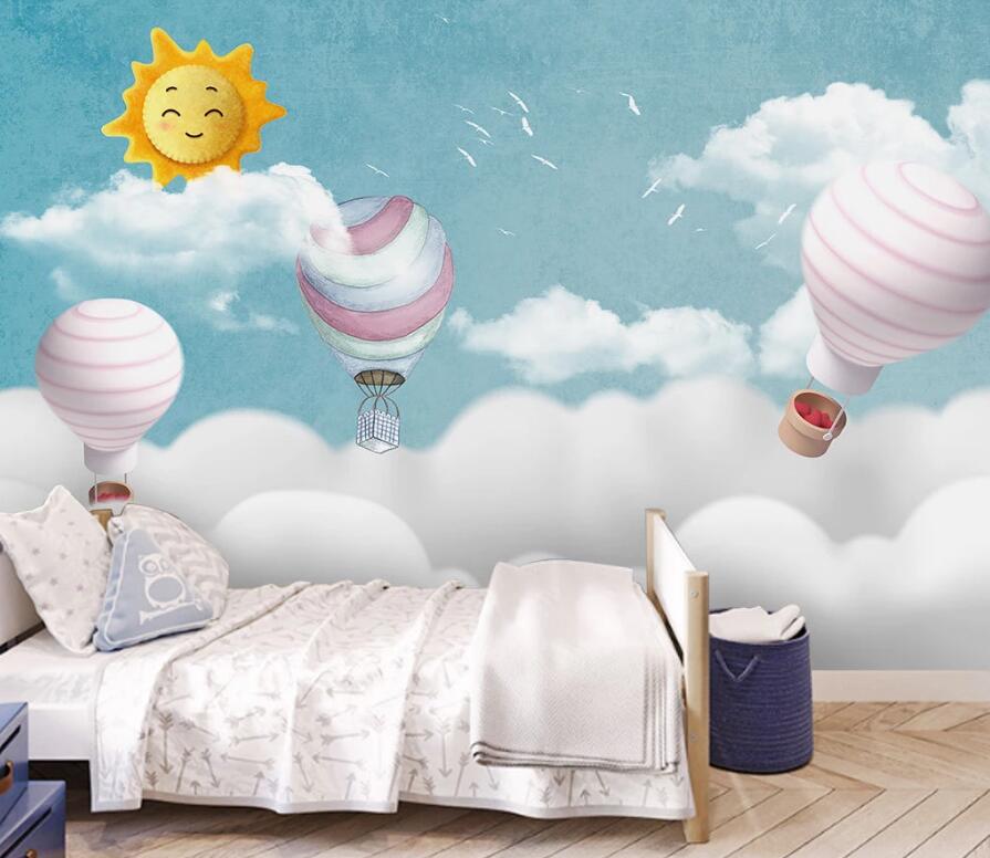 3D Fairy Tale Dream Blue Sky 1621 Wall Murals