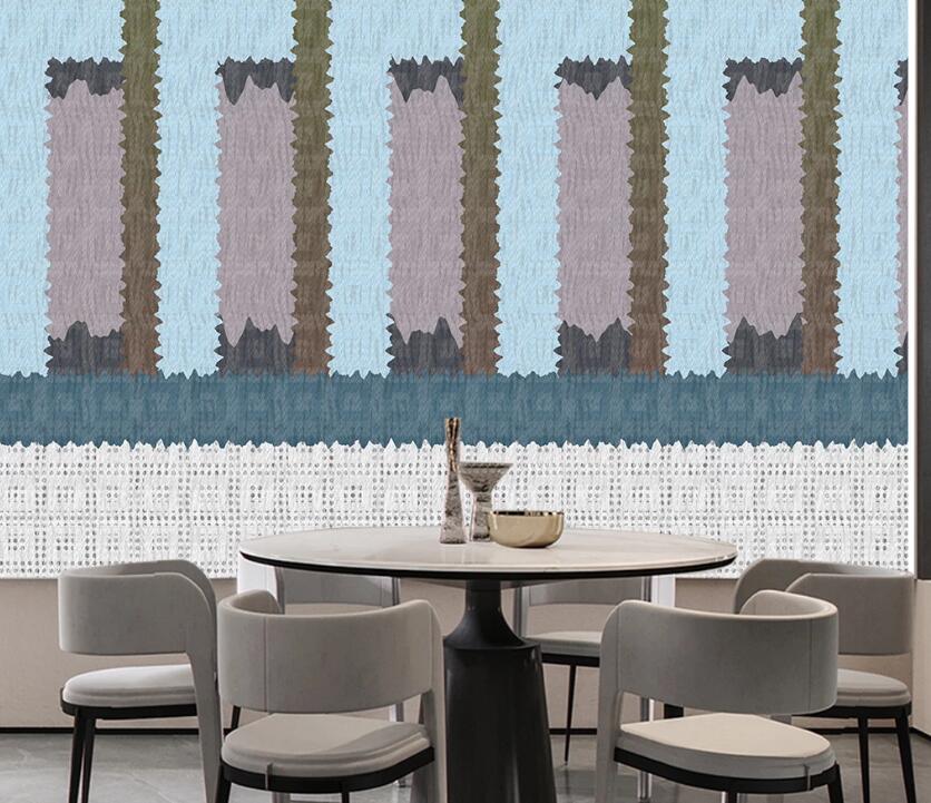 3D Three-color Lawn 1228 Wall Murals