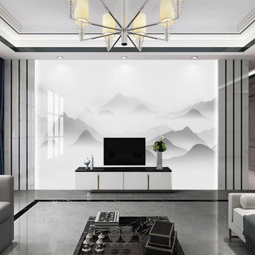 3D Looming Rolling Peaks 1611 Wall Murals