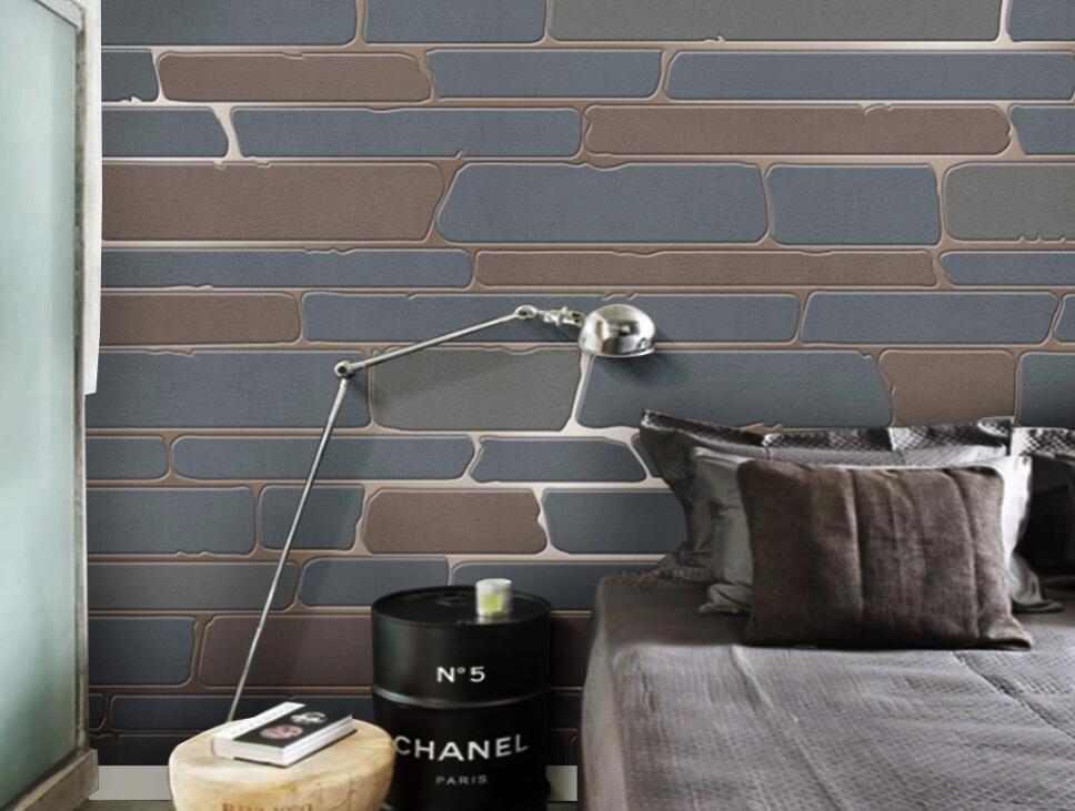3D Three-color Shape Bricks 1203 Wall Murals