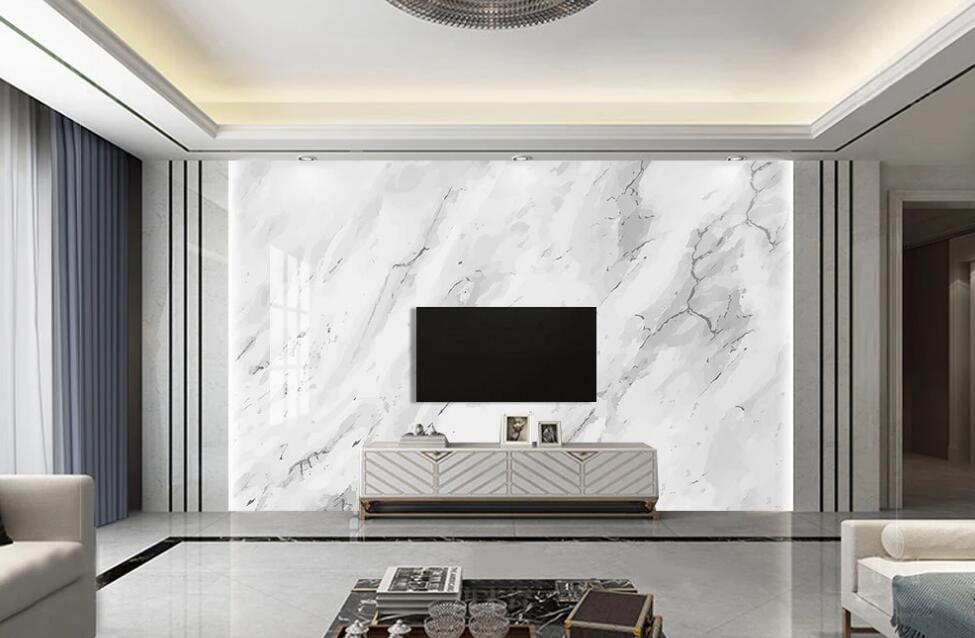 3D Ashy White Pattern Moment 1604 Wall Murals