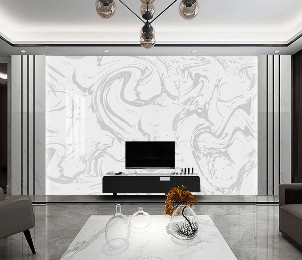 3D Premium White And Ink Marks 1566 Wall Murals