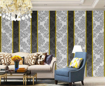 3D Stripe Design Pattern 1224 Wall Murals