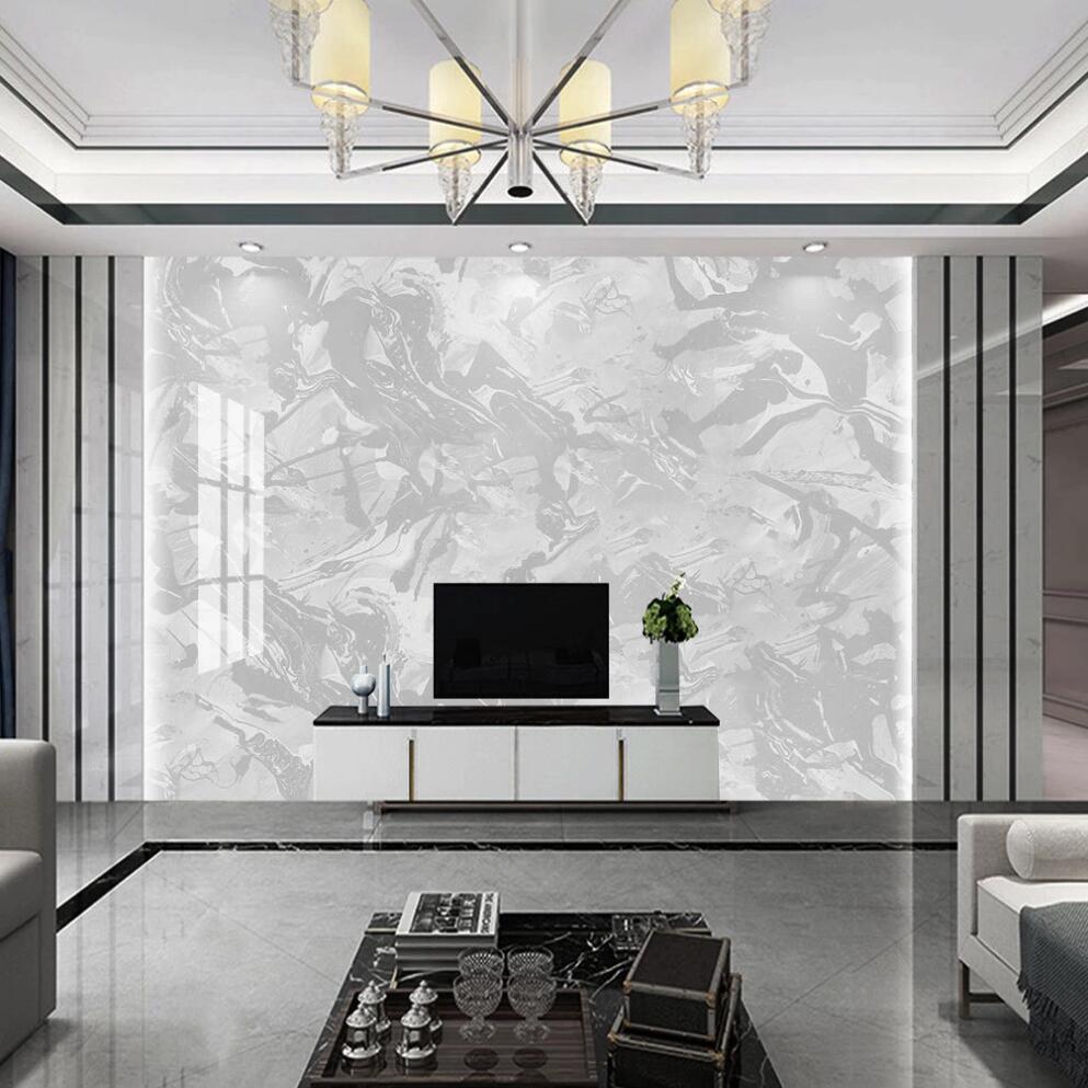 3D Split White And Gray 1558 Wall Murals