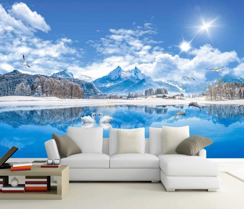 3D Azure Sea 1181 Wall Murals