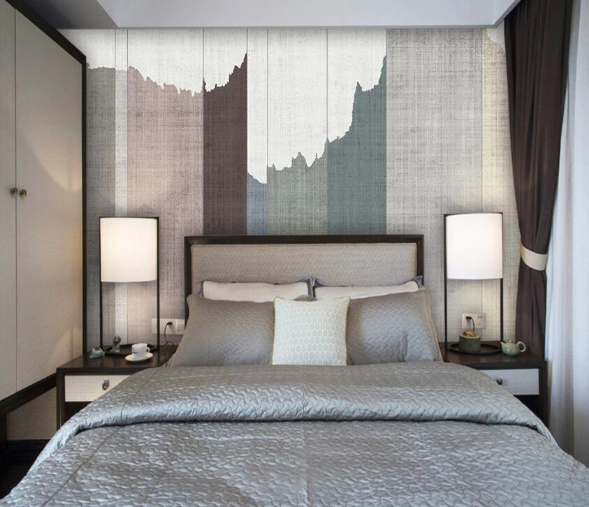3D Arrange Rectangular Staggered Paint 1160 Wall Murals