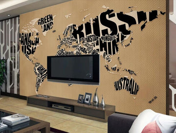 3D Broken Newspaper 1070 Wall Murals