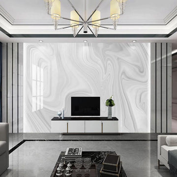 3D Light Gray Texture Curved 1509 Wall Murals