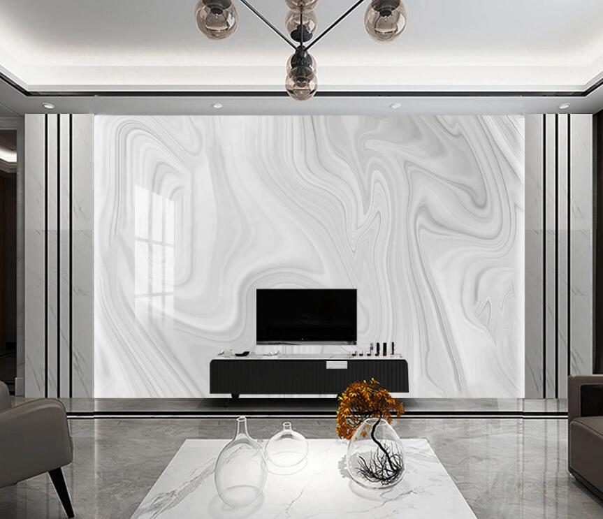 3D Light Gray Texture Curved 1509 Wall Murals