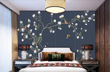 3D White And Beautiful Flowers 1128 Wall Murals