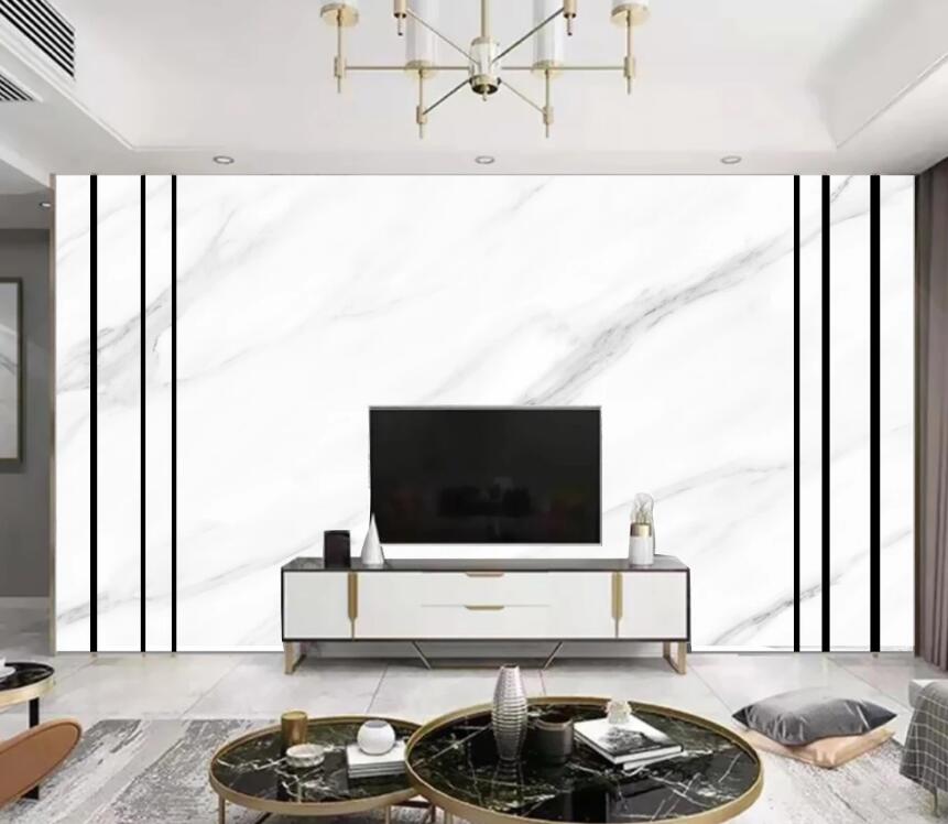 3D Light Gray Lines Gradually Appear 1500 Wall Murals