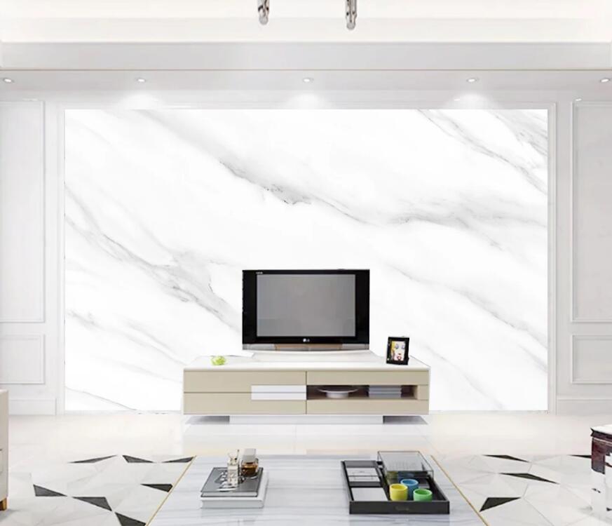 3D Matte White Gray Hazy 1498 Wall Murals
