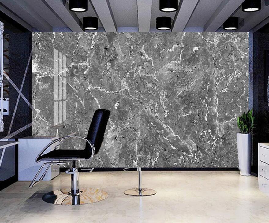 3D Mysterious Texture In Deep Gray 1504 Wall Murals