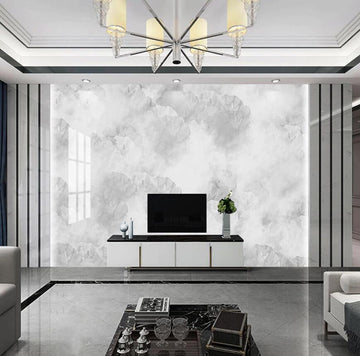 3D Gray Circular Distribution 1488 Wall Murals