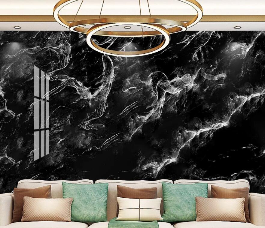 3D Deep Black And White Spread 1478 Wall Murals