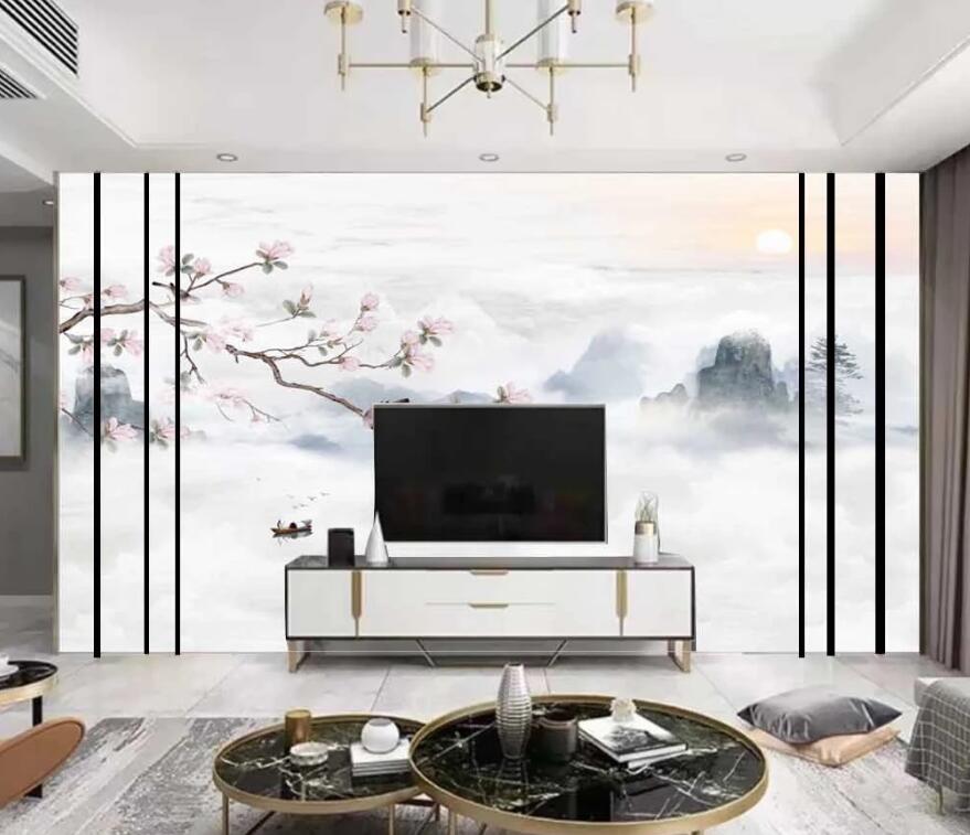 3D A Corner Of An Elegant Plum Blossom 1467 Wall Murals